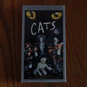 Vintage Universal "Cats" Musical VHS Tapes